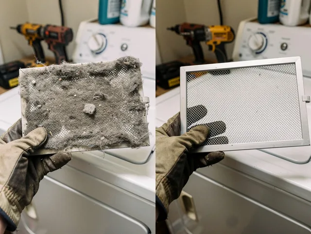 Professional lint trap cleaning by Rowland Heights Dryer Vent Cleaning in Rowland Heights