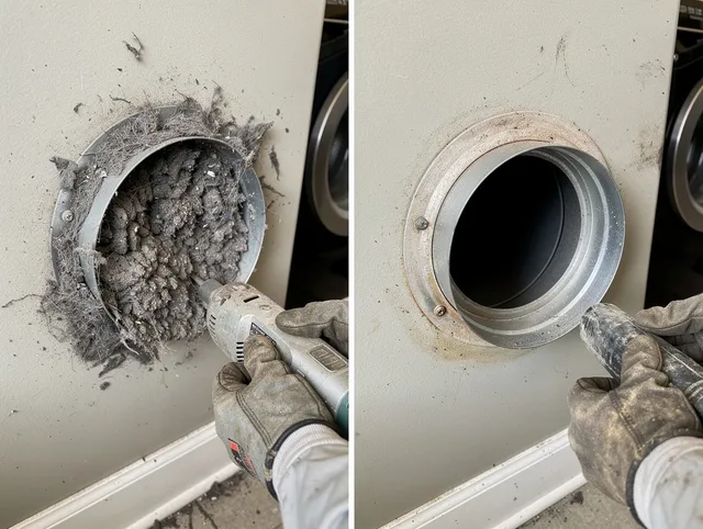 Professional clogged vent cleaning by Rowland Heights Dryer Vent Cleaning in Rowland Heights