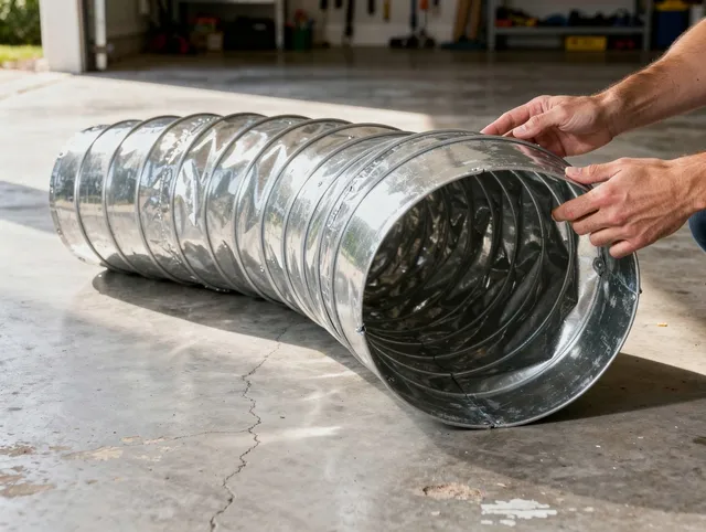 Rowland Heights Dryer Vent Cleaning specialist using advanced equipment for thorough duct cleaning in Rowland Heights